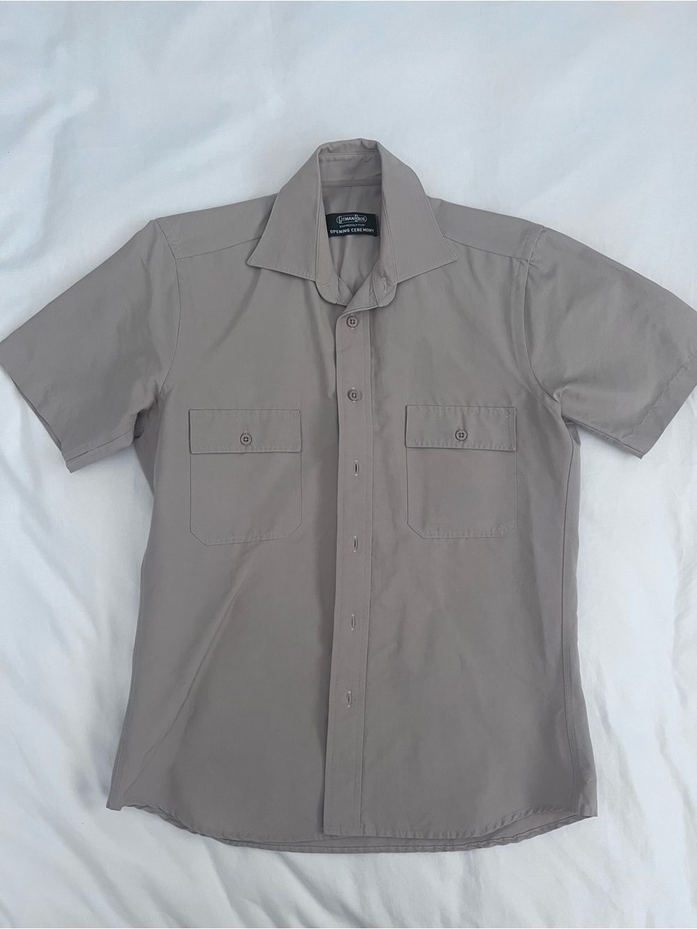 Gitman Bros. x Opening Ceremony Collab Classic Short-Sleeve Men’s Work Shirt S